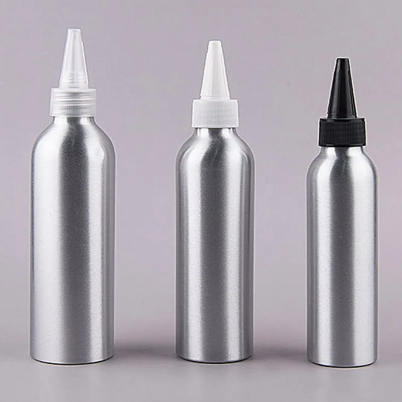 12pcs/lot Aluminum Dropper Bottle Cosmetics Make Up Essential oil bottle Travel Sub Bottle