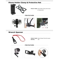 Accessories Kit Motorcycle Chest & Helmet Chin Strap for GoPro Hero 13 12 11 10 9 8 Insta360 SJCAM DJI Osmo Action Camera Phone 6