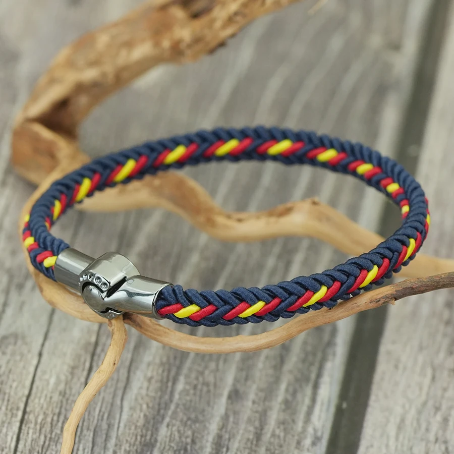 Mens Rope Bangle Ethnic Cord Chain Bracelet Street Hiphop Accessory