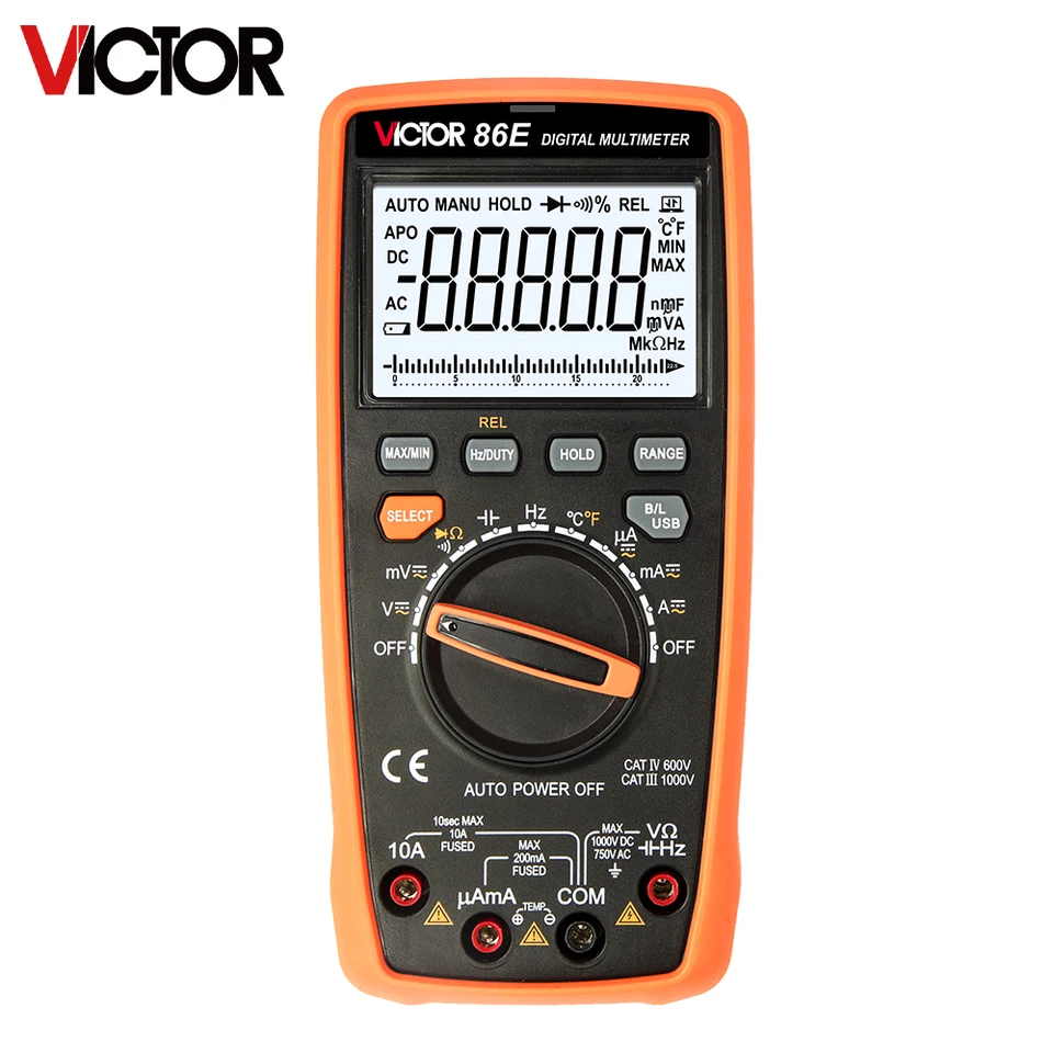 メープル様確認~~385 Victor 86E Digital Multimeter 22000 Counts Professional Current