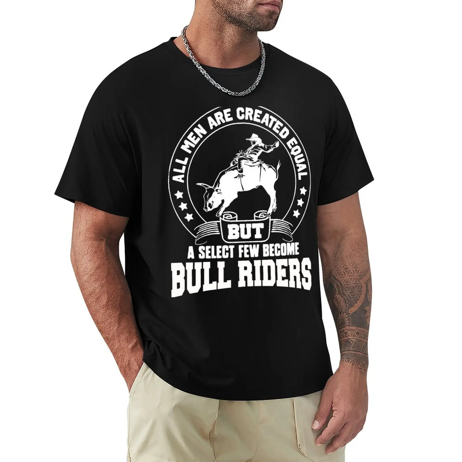 

BULL RIDERS T-Shirt vintage clothes summer top custom t shirts design your own Anime t-shirt mens t shirts pack