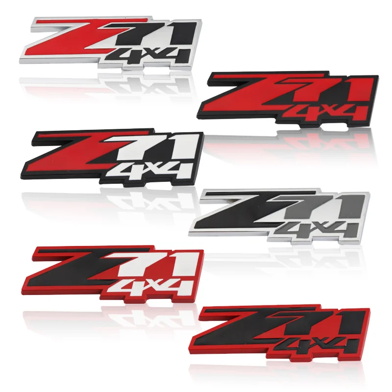 Metal Z71 4x4 Logo Emblem Badge Decal Car Sticker Front Hood Grill for Chevrolet Suburban Xtreme GMC Silverado Chevy Colorado |