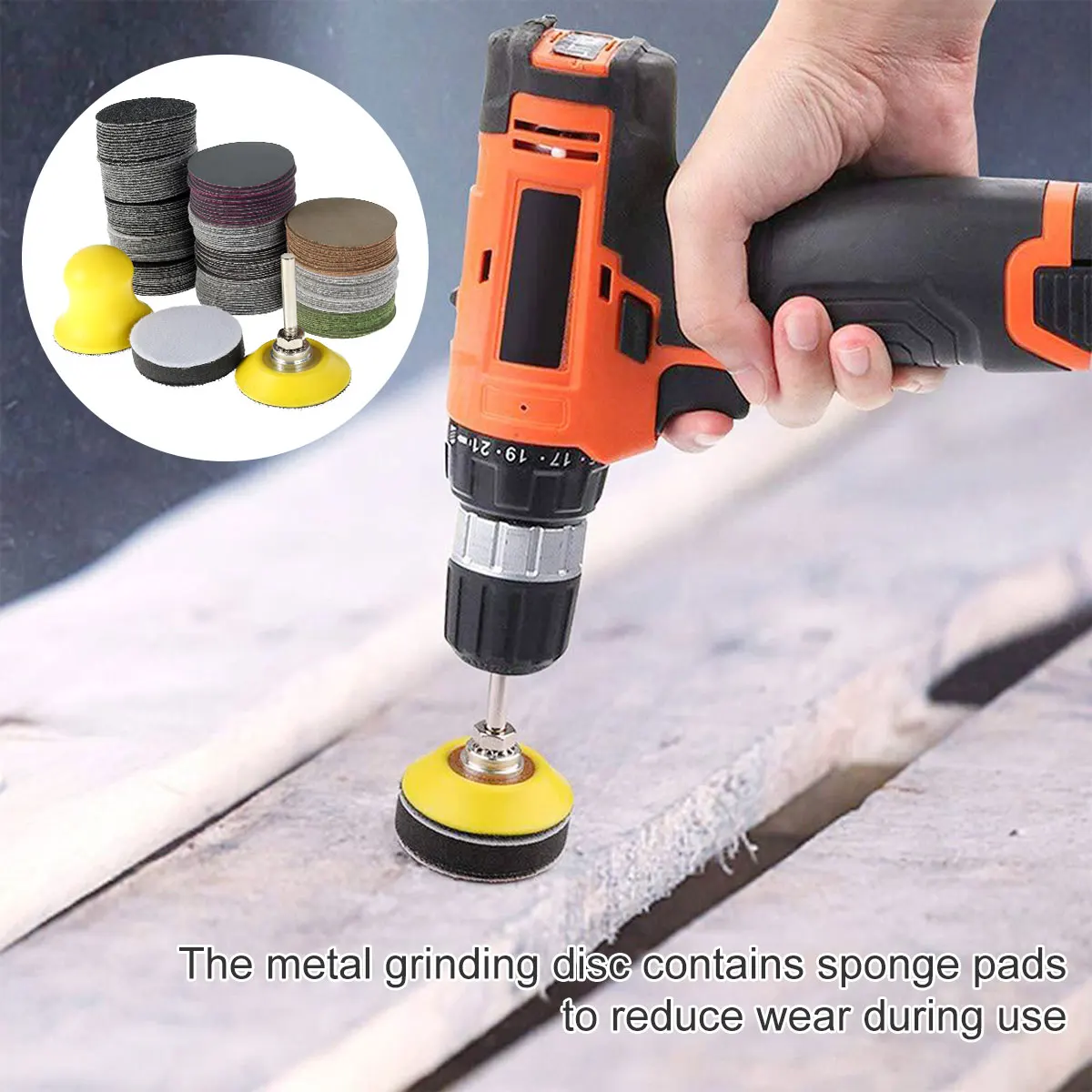 184Pcs 2 Inch Sanding Disc Silicon Carbide Sanding Pads Hook & Loop Disc 60-10000 Grit Sheet Wet Dry