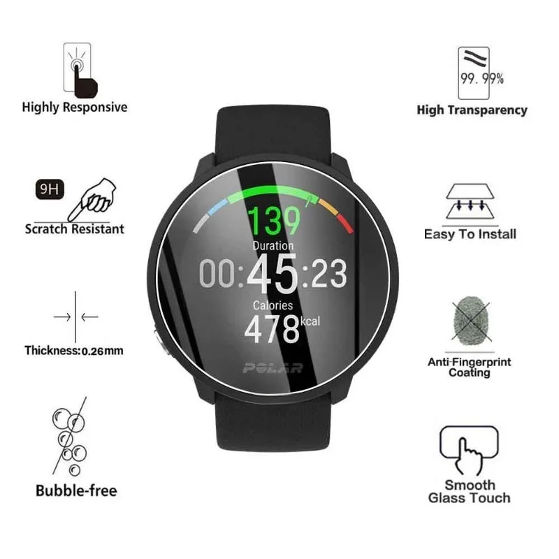 Premium Tempered Glass Screen Protector - 9H Anti-Scratch Protection Film
