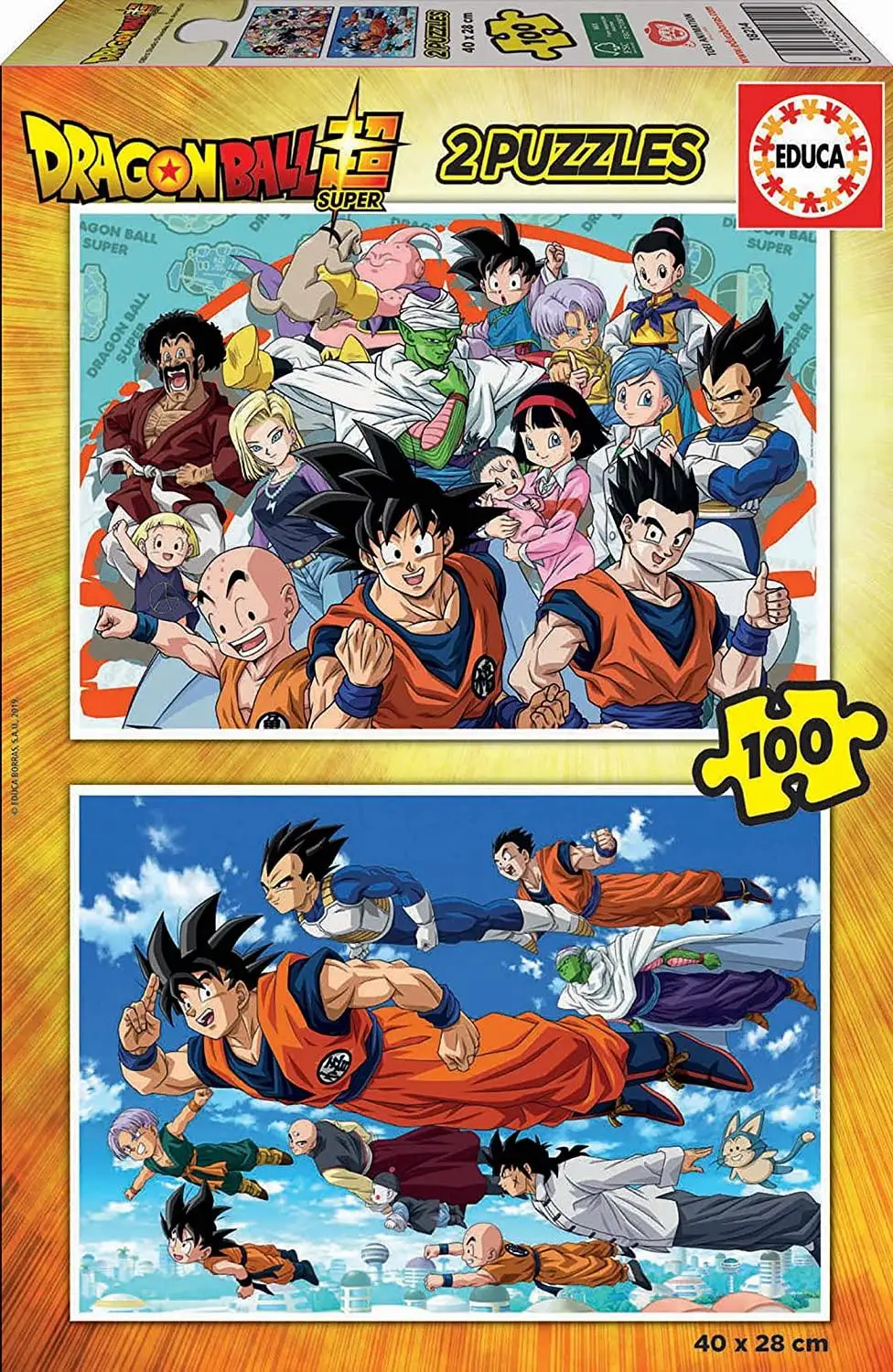 Головоломка 2x100 игрушка &quotDragon Ball&quot строительство и головоломок изделия создано