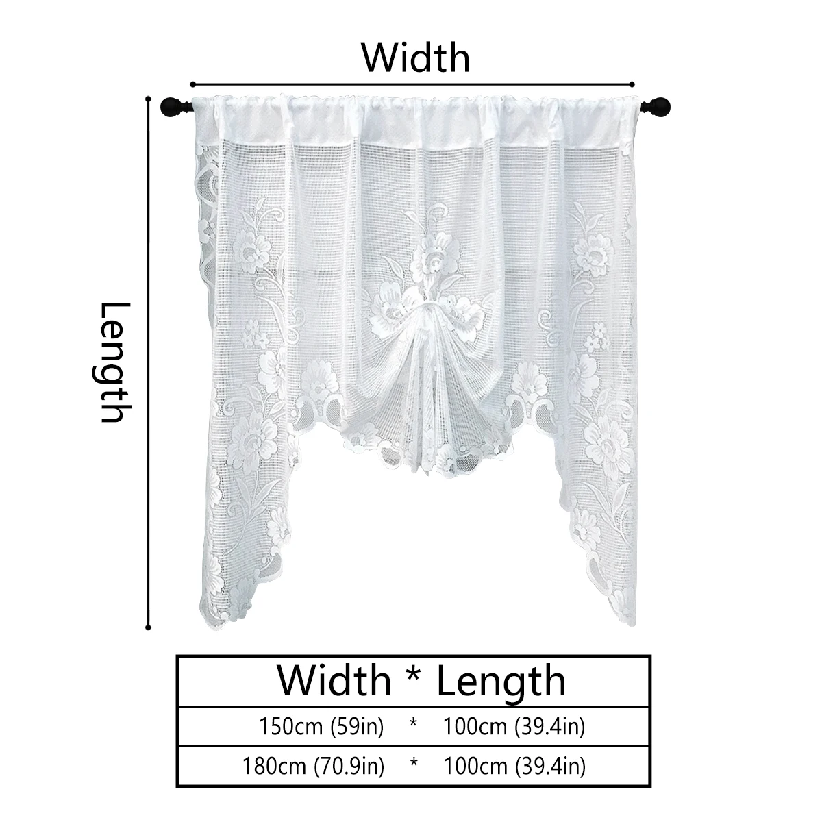 1PC woven butterfly style pull-out window screen, elegant and beautiful, suitable for kitchen and living room partitions 3