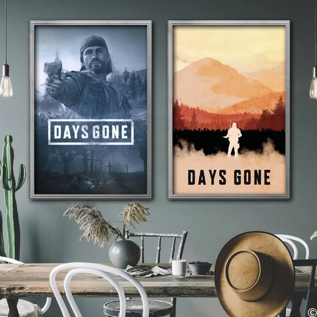 PLGG Game Days Gone 2 Canvas Poster Wall Art Decor Print Picture Paintings  for Living Room Bedroom Decoration Unframe：12×18inch(30×45cm) :  : Home & Kitchen