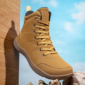 Minimalist Leather Hiking Boots 1