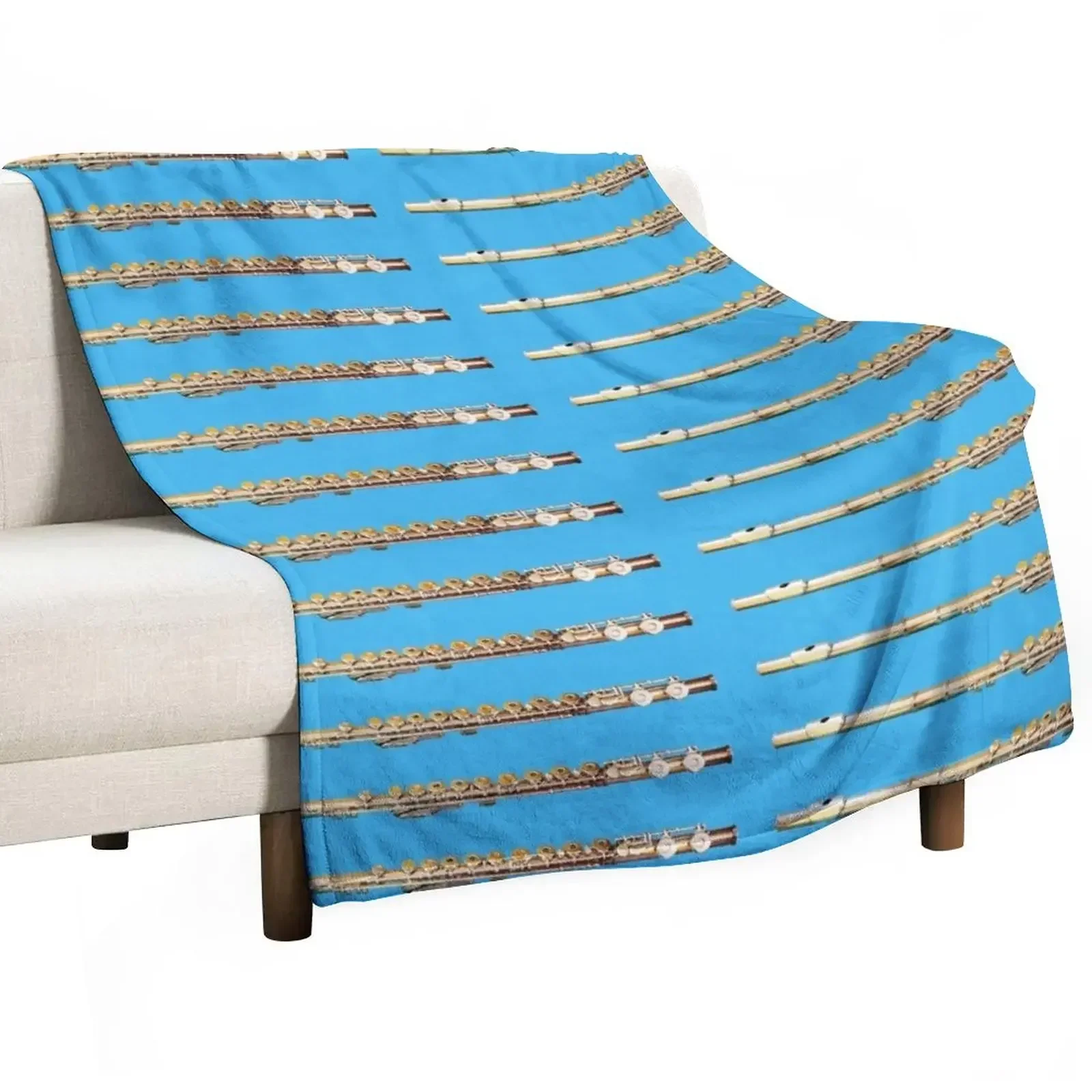 

Flute Art Throw Blanket Large Blankets For Bed Bed Fashionable Blankets Sofas Of Decoration Blankets