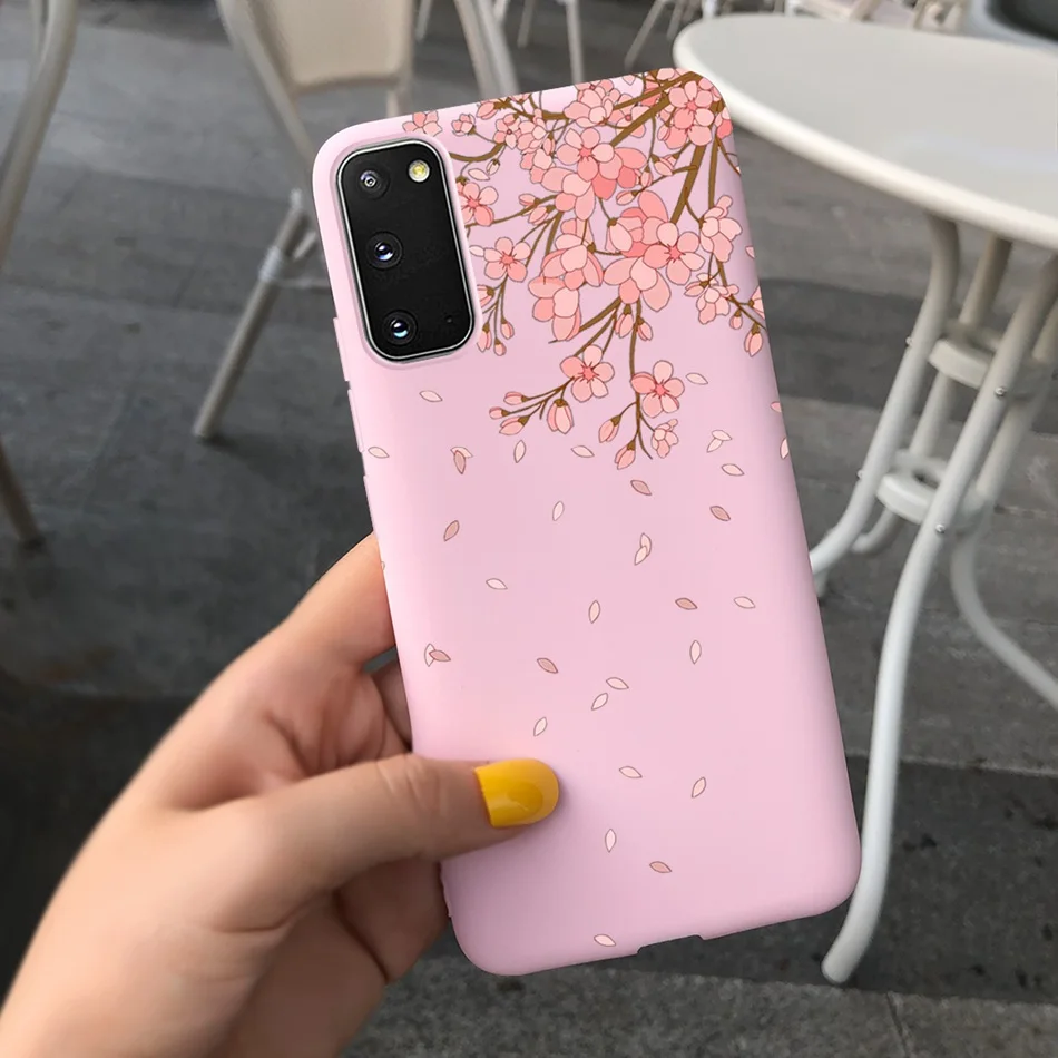 Fashion Girl Flower Candy Color Silicone Phone Case