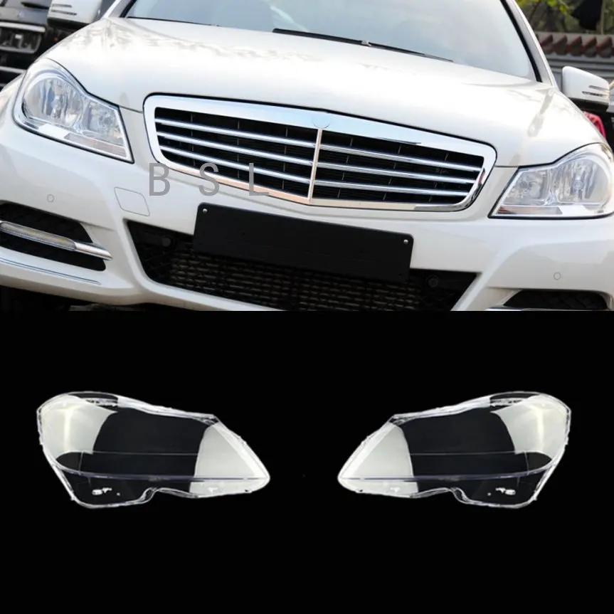 CarFrontLampshadeHeadlampHeadlightShellCapsAutoGlassLensCover