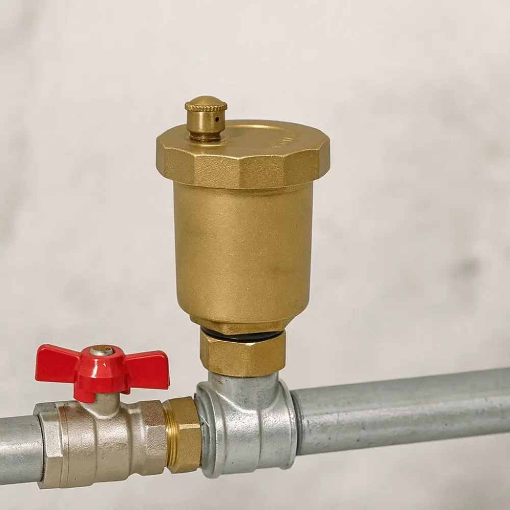 Brass Material Automatic Exhaust Release Valve Standard Male Thread Pressure Release Air Vent Valve Automatic Operation