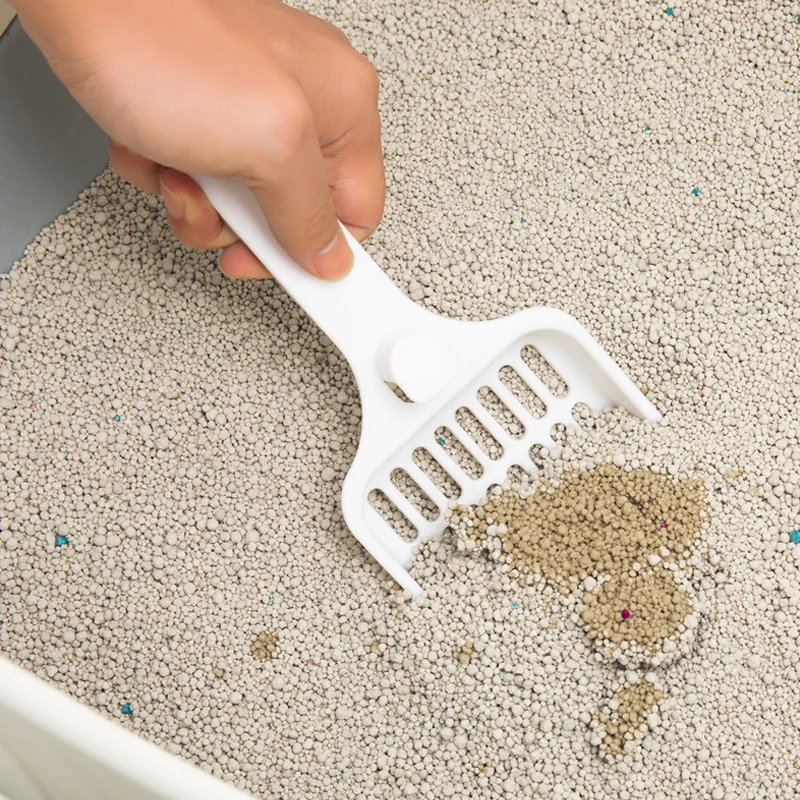 Cat litter scoop filter pet feces cleaning tool Portable plastic cat