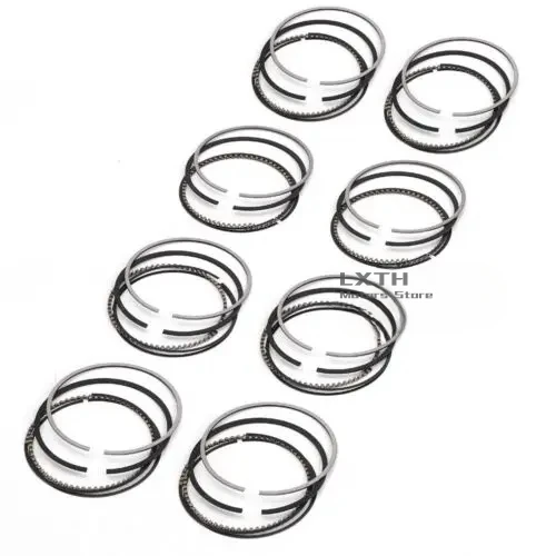 8x Piston Rings Set STD A1560300517 A1560300717 A1560300917 A1560301117 for Mercedes-Benz C63 E63 AMG C219 W204 W164 W211 M156