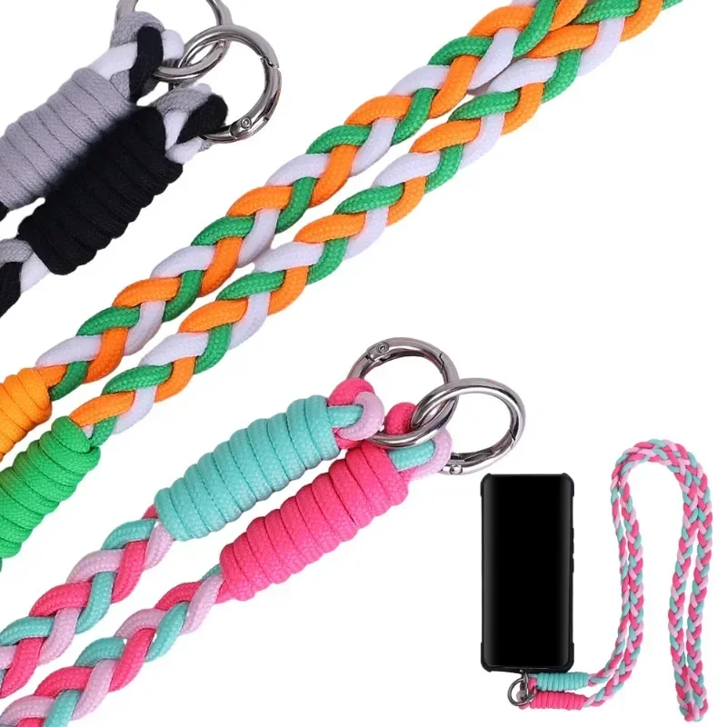 Crossbody Phone Lanyard Neck & Wrist Strap for Phone Case Anti-lost Phone Lanyard with Replacement Patch Pad for Most Smartphone