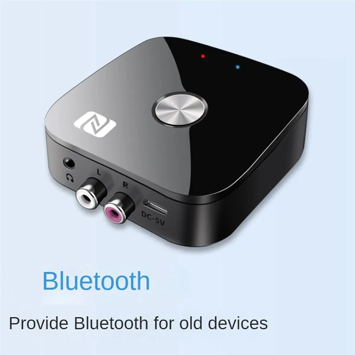 (A75T) NFC 블루투스 5.3 오디오 수신기 3.5mm AUX RCA 스테레오 HIFI 음악 무선 어댑터 USB U-디스크 재생 리모컨