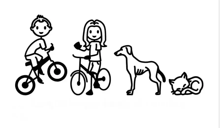 

Jpct custom sticker, private customization, window, bumper waterproof cover scratch vinyl sticker, 30cm