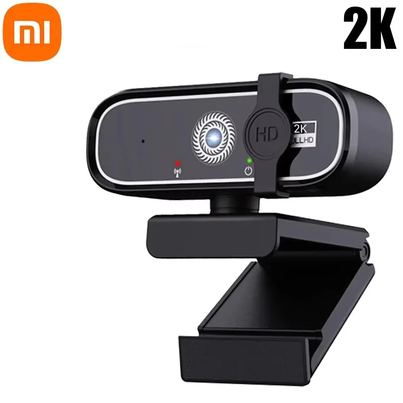 מצלמת רשת Xiaomi Q1 4K 2K עם אוטופוקוס USB 1080P HD עם מיקרופון מצלמת מחשב לחיים / שיחות וידאו / פגישות 2025 חדשה