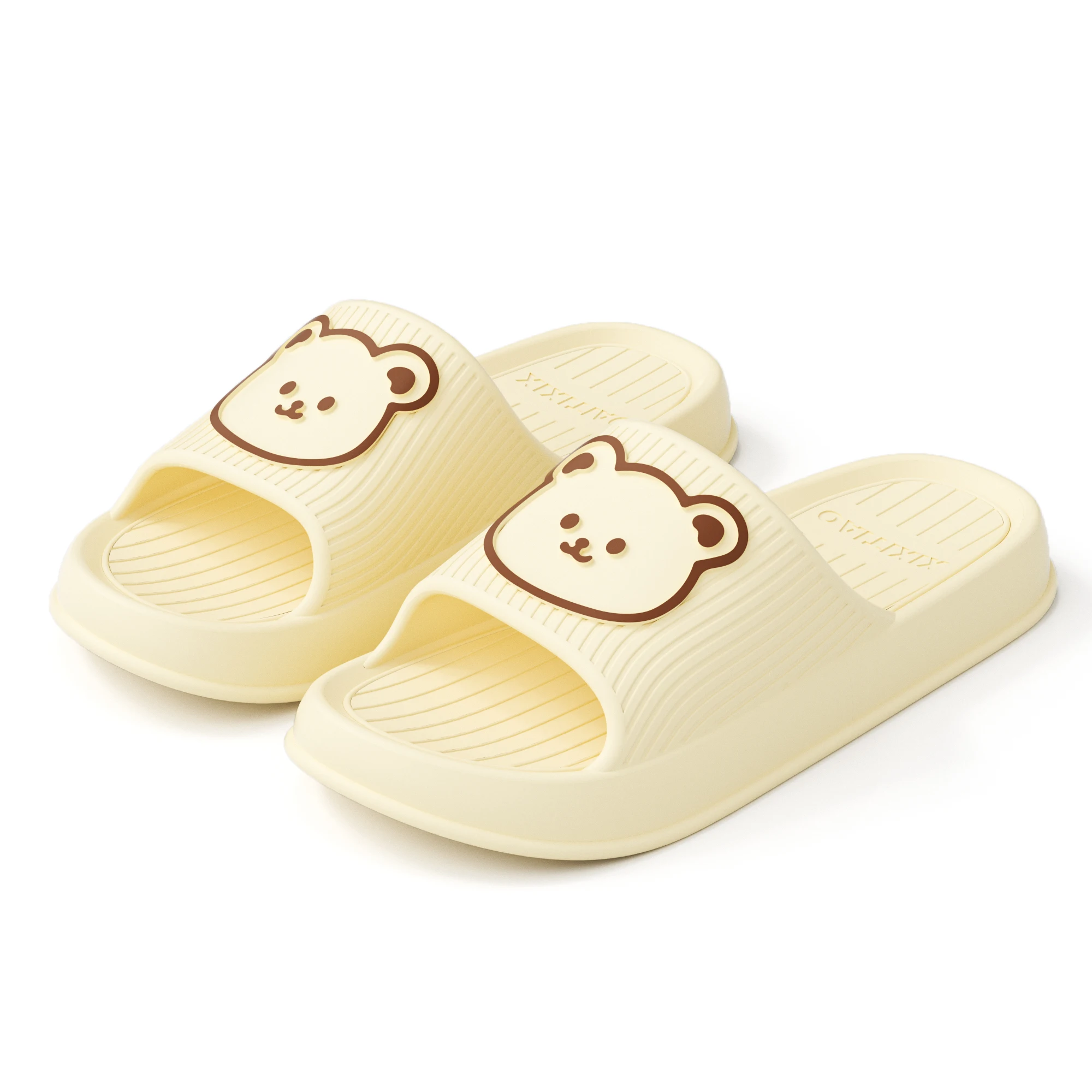 Women Flip Flops Washroom Non-slip Slippers Ladies Summer Soft Sole Comfortable EVA Slides Couple Bathroom Slippers Lightweight