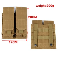 5.56 M4 Four Magazine Pouch Single Double Magazine Bag for M6 AR M4 AR15 Rifle Pistol Mag Pouch Molle Bag Vest Accessory 2