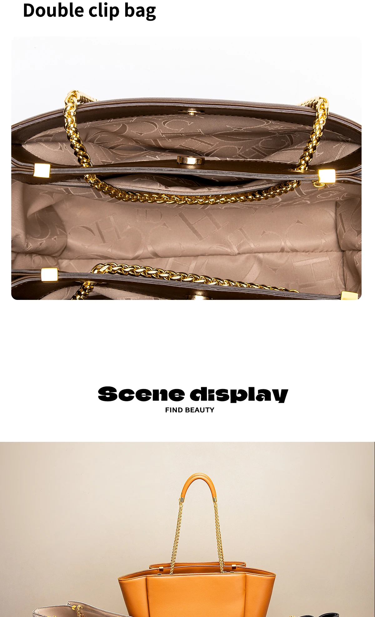 CHCH Women's Tote Bag dimensions