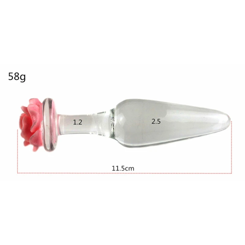 Glass Anal Bead Butt Plug For Erotic Play And Sensual Massage_voghion.com