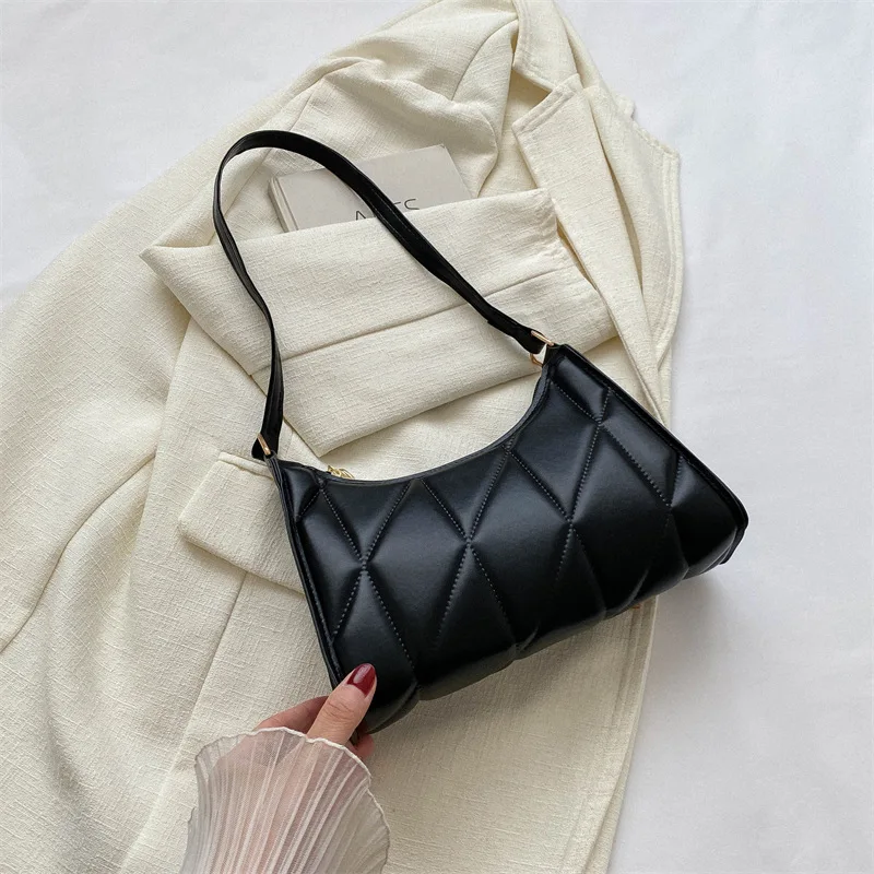 2025 New Women's Trendy Underarm Shoulder Bag, Niche Fashion Simple Hobo Sling, Casual Commuter Purse