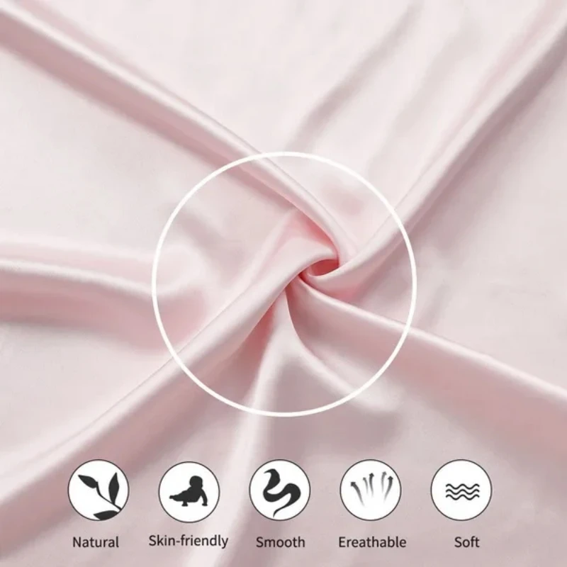 1PC 100% Lyocell fiber Pillowcase 48x74cm Super Soft Solid Color Pillow Case Bedding Envelope PillowCover For Home/Hotel 3