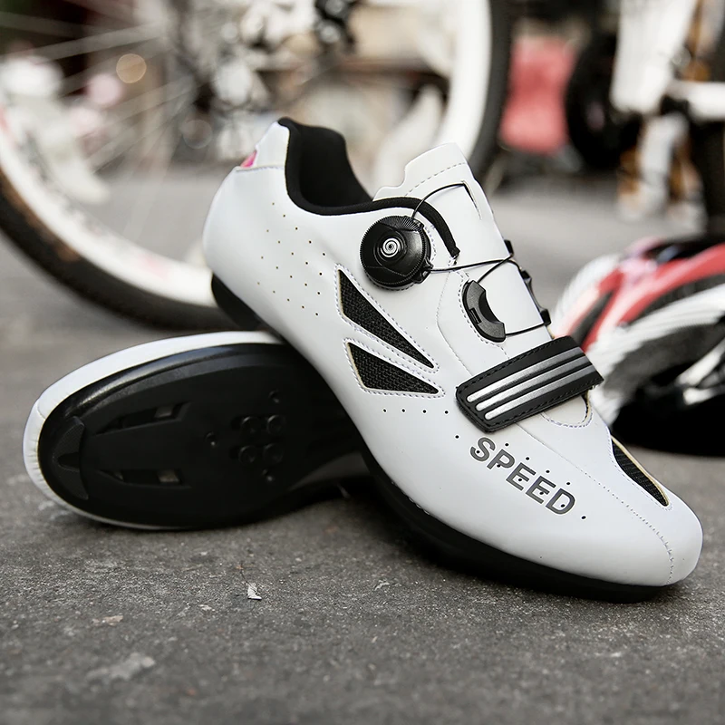 Male Big Size 36-47 Outdoor Road Cycle Sport Shoes Yellow Mens Athletic Fitness Outside Cycling Training Bicycle Racing Shoes
