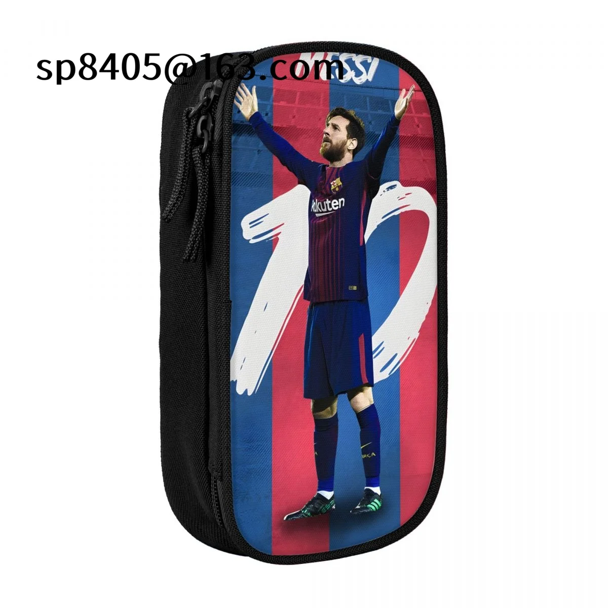 

LEO MESSI Pencil Case Pouch Large Big Capacity Aesthetic Pen Bag School Supplies for Men Women Boys Girls