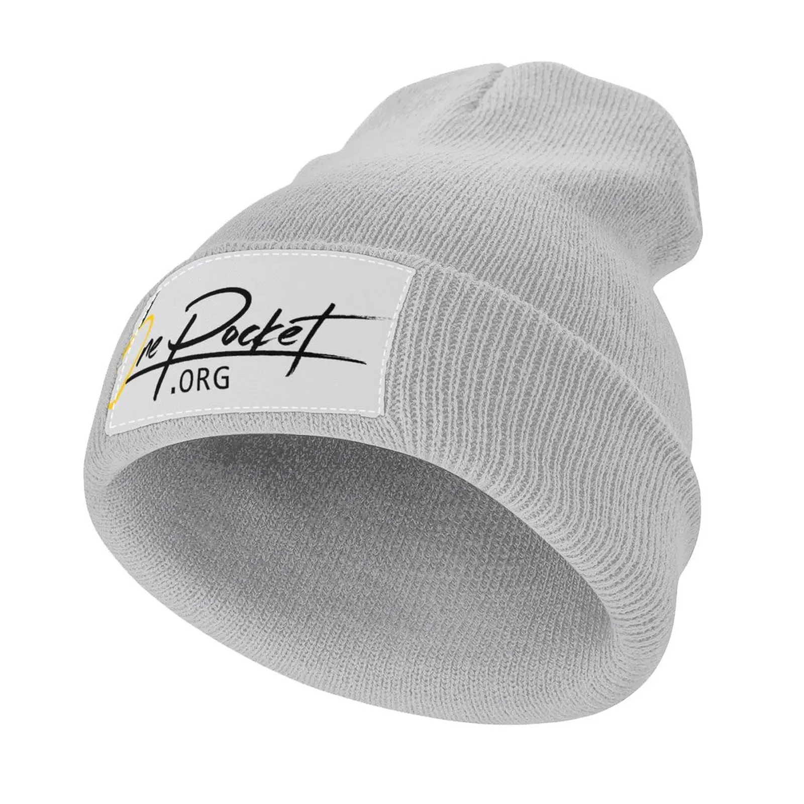 

OnePocket.org Logo on White Background Knitted Hat Hats Baseball Cap birthday Cap Woman Men's