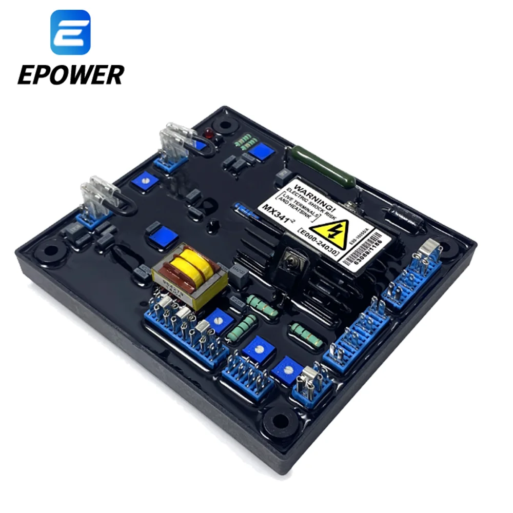 MX341-2 AVR PMG 영구 자석 발전기 자동 전압 조정기 안정기 제어 모듈 보드 발전기 부품