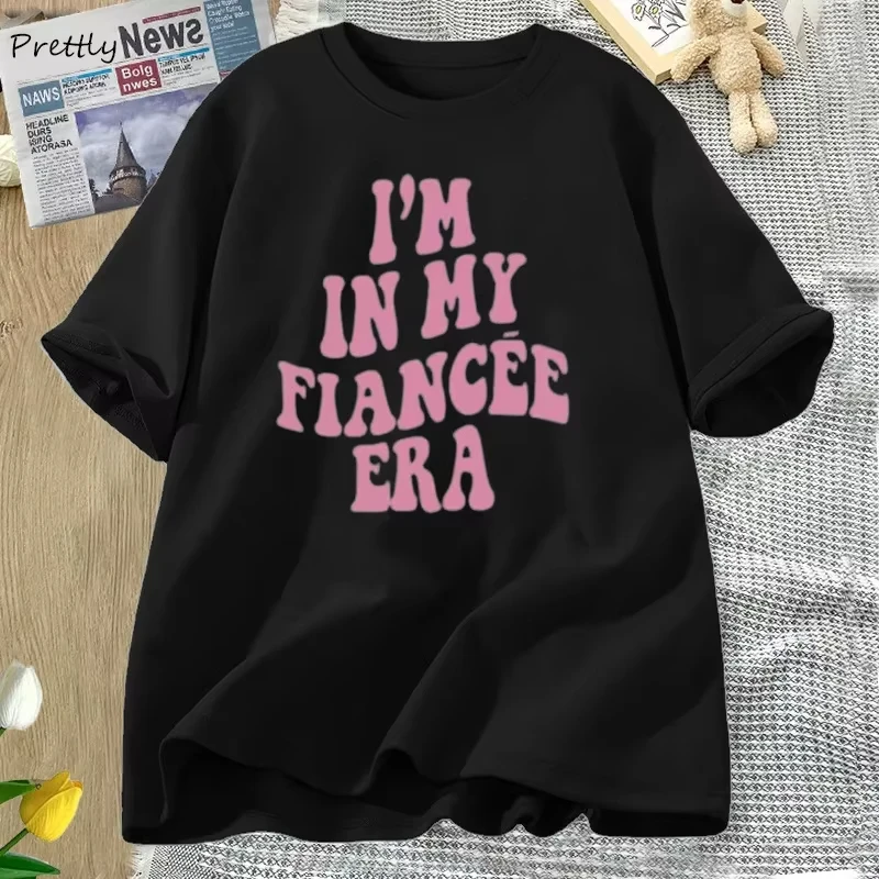 나는 약혼기 시절이다 티셔츠 여성 레트로 예비 신부 티셔츠 그루비 처녀 파티 ..