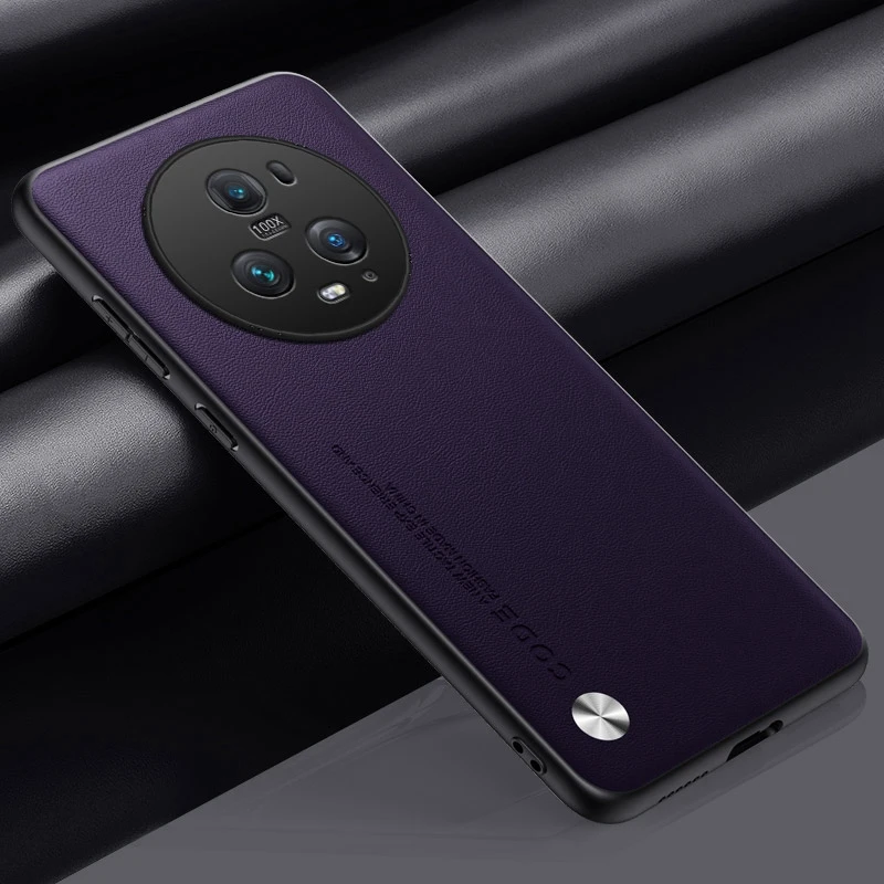 Luxury PU Leather and Silicone Phone Case - Premium Back Cover Design