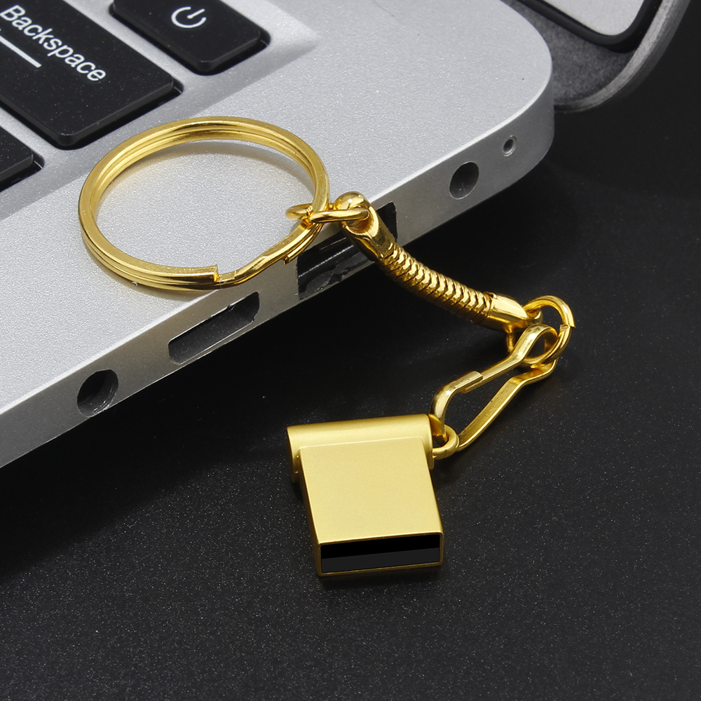 JASTER Mini Metal USB Flash Drive Pen Drives Pendrive External Storage Memory Stick USB Stick 2.0 4GB 8GB 16GB 32GB 64GB