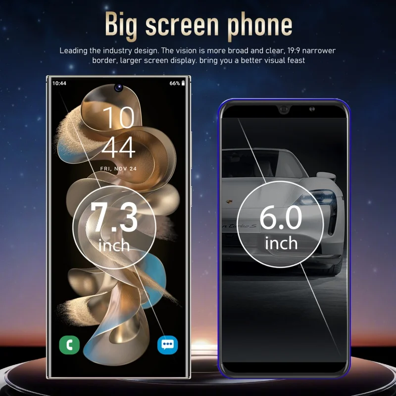 S24 Ultra Mobile Phones 7.3 HD Screen SmartPhone Original 22GB+2TB 4G 5G Dual Sim Celulares Android Unlocked 8000mAh Cell Phone for smart mobile phones