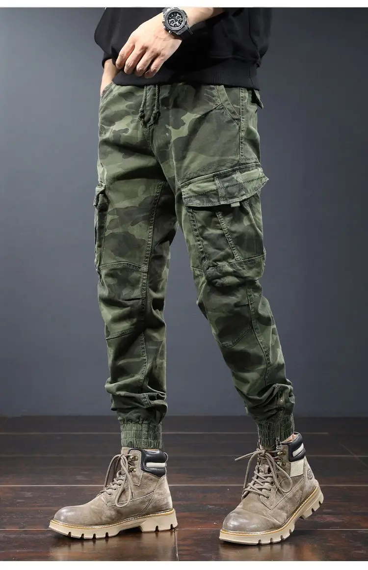 High Quality Cargo Pants Men Jogging Casual Pants Full Length Military Mens Streetwear Adults Work Tactical Tracksuit Trousers