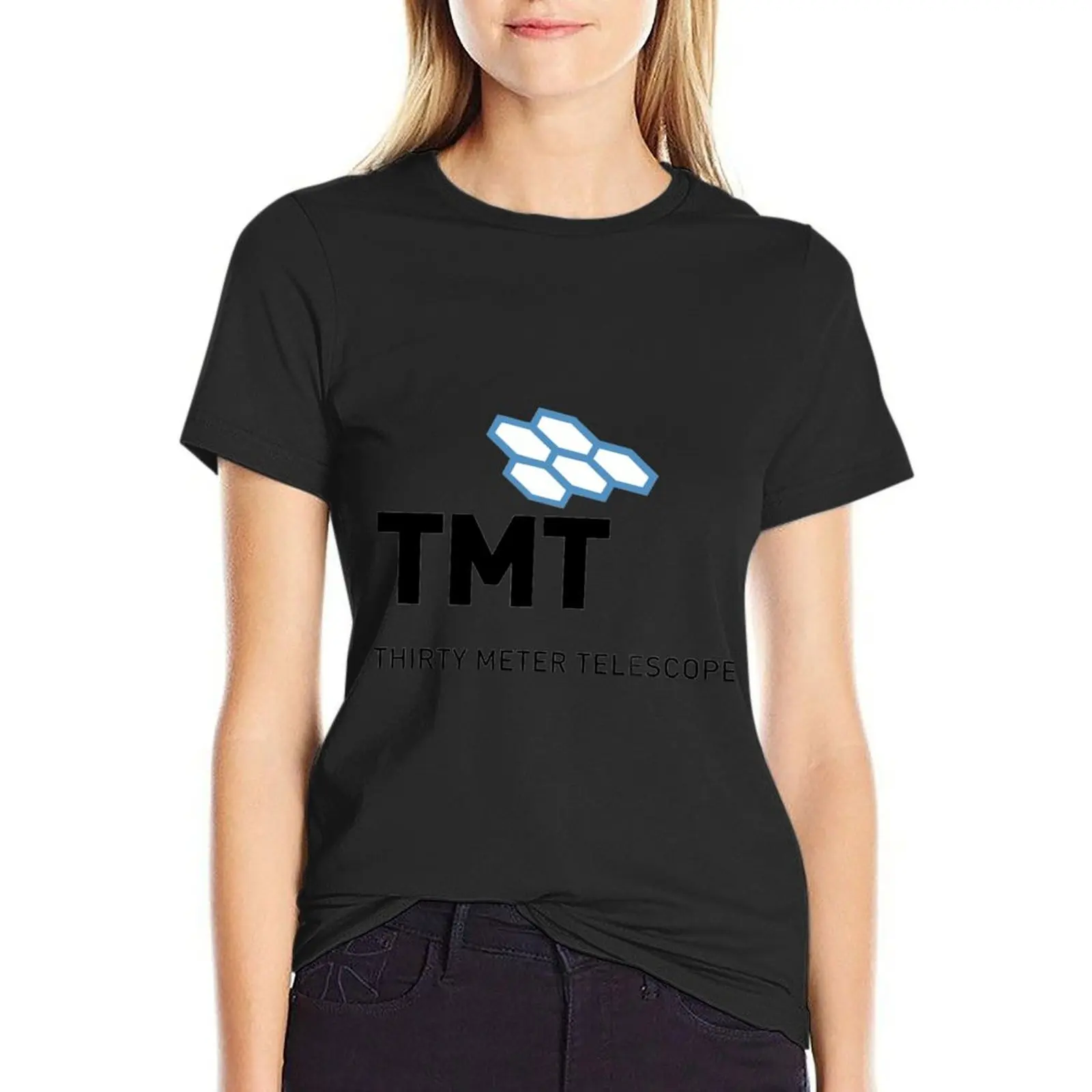 Thirty Meter Telescope Logo T-Shirt aesthetic anime hippie Female clothing korean Women's