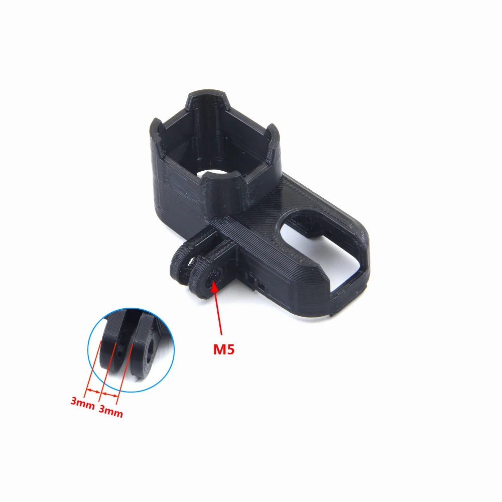 Enhanced TPU Mount Framework Support Bracket for 4K Action Cameras and FPV Drones