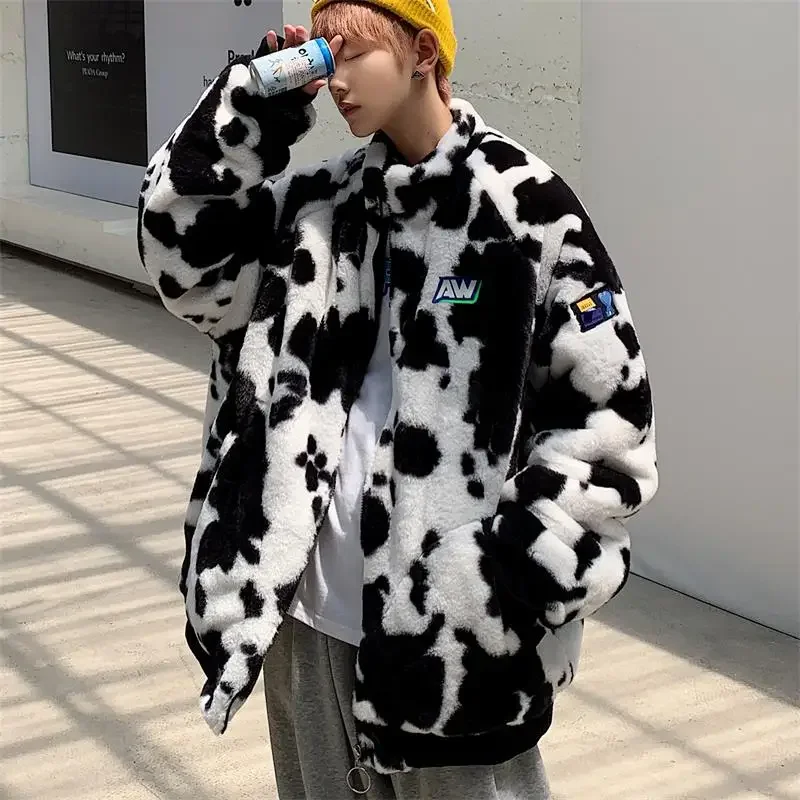 

2023 Winter Swagh Style Fashin Coat Men Loose Padded Coat To Keep Warm Rabbit Fur Coat Men Jackets for Men Coat Oversized Jacket