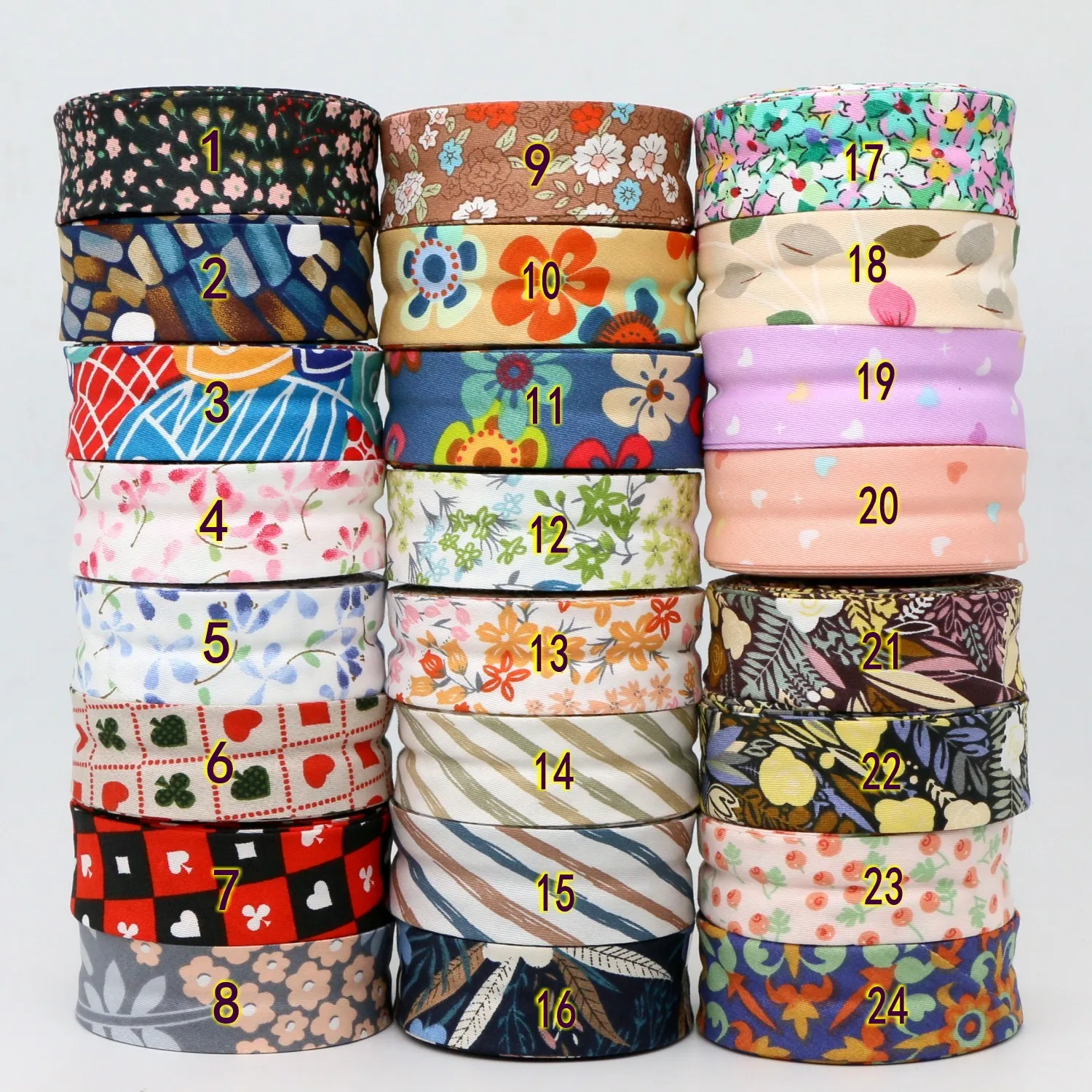 New Arrival Cotton Bias Binding Tape New Bueaty Printed Edging Ribbon ...