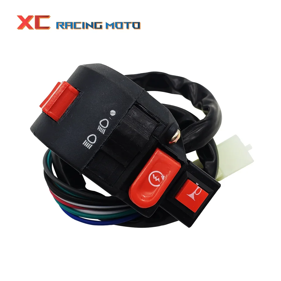 Interruttore Manubrio Per ATV Quad 125cc - Pulsante 3 Funzioni, Con Leva Emergenza - Foto 2