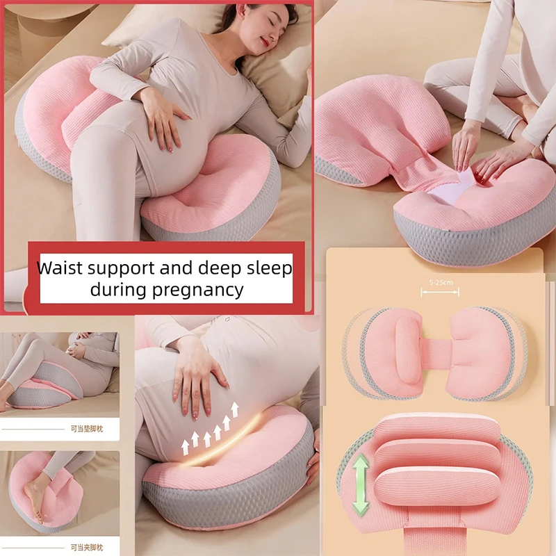 Pregnant Women&rsquo;s Waist Pillow Multifunctional Abdominal Support and Protection Side Sleep U-shaped Cushion Pregnant Pillow Pregnancy Pillow