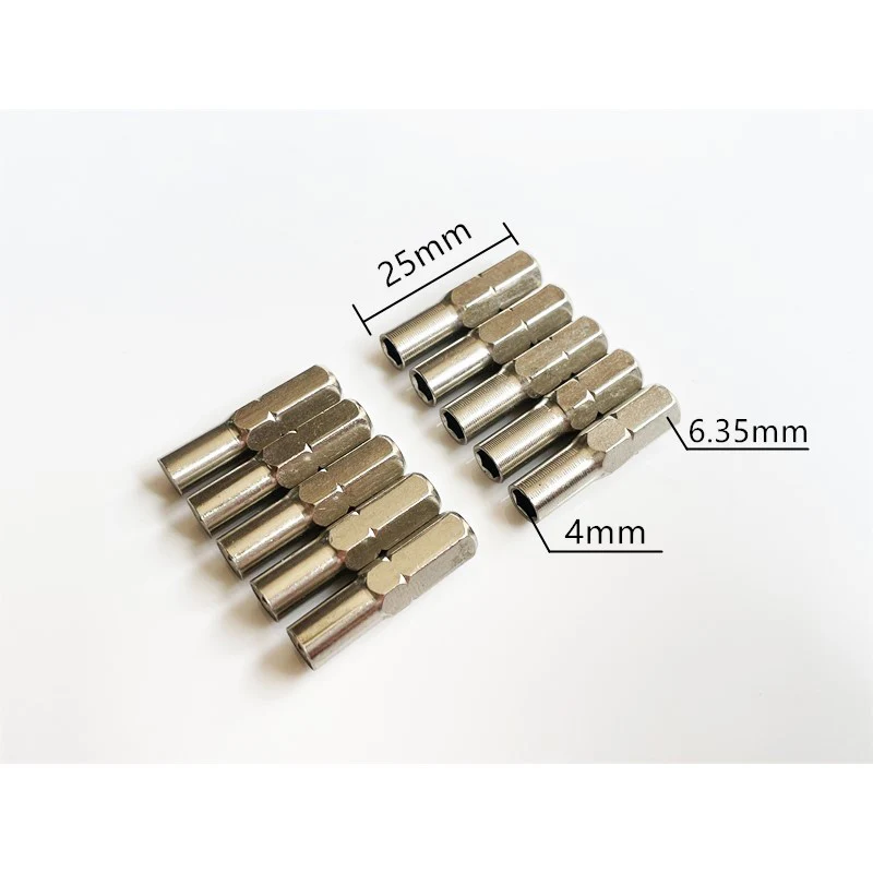 800 4mm tige ronde tournevis électrique bit rallonge barre + 4mm 1/8  entraînement douille hexagonale prolonger tige 10 cm & 6 cm longueur -  Historique des prix et avis, Vendeur AliExpress - Paowuxian Tools Store