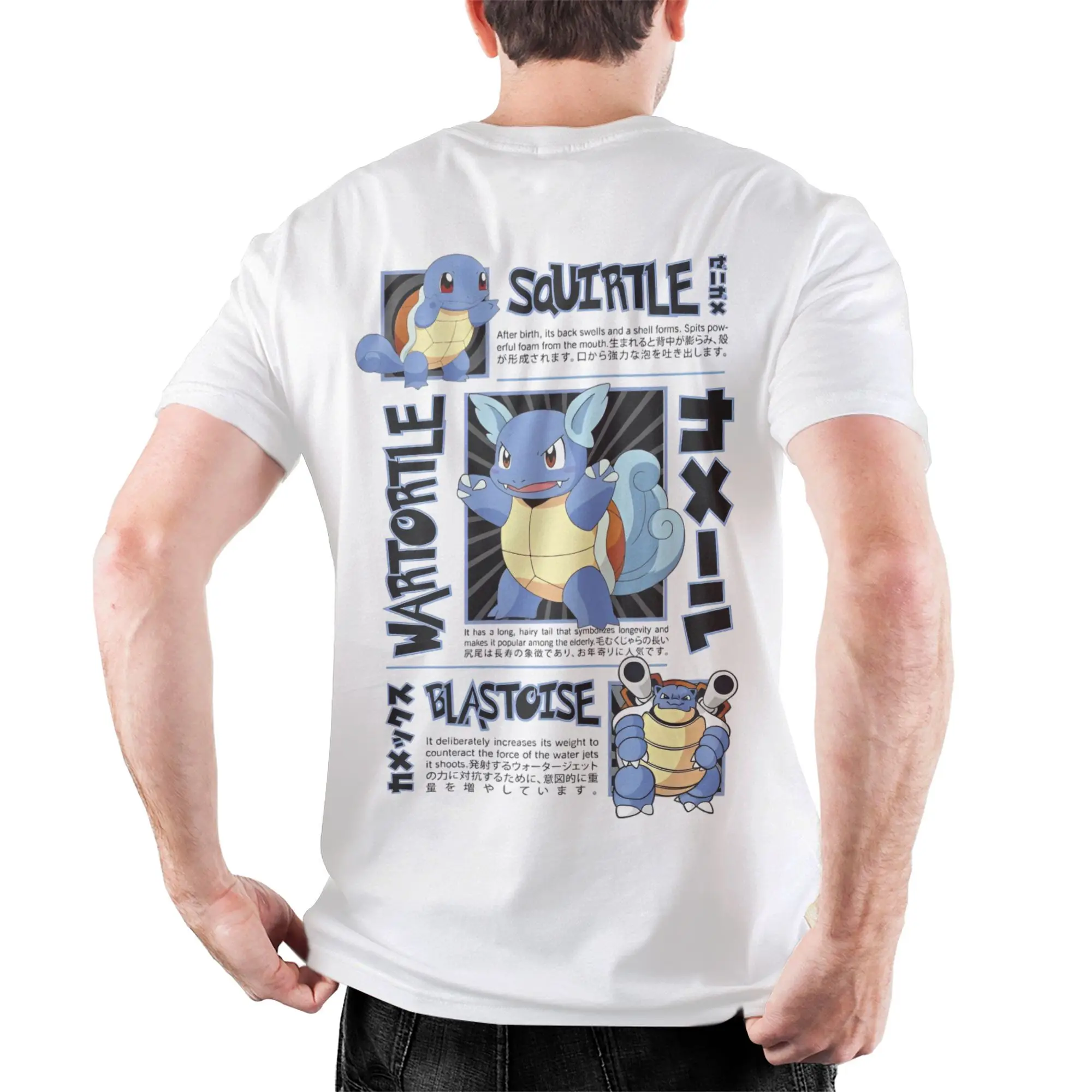 Unisex Charizard Graphic T-Shirt - 100% Cotton, Short Sleeve, Round Collar, Casual Summer Tee
