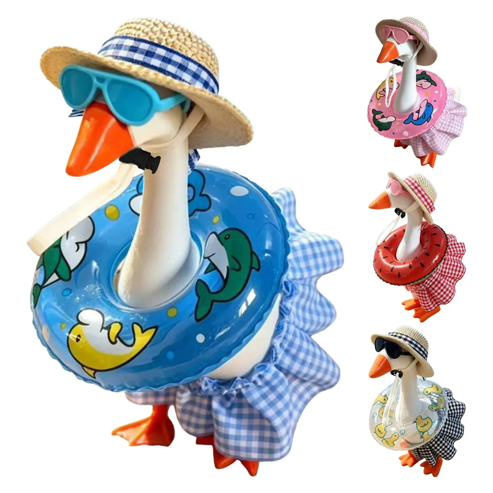 Set di Vestiti Colorati per Paperino con Accessori da Scrivania