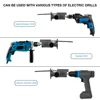 Portable Reciprocating Saw Adapter, 3/9pcs Saw Blade Electric Drill Modified Jig Saw, Wood Cutting Machine DIY Woodworking Tools 3