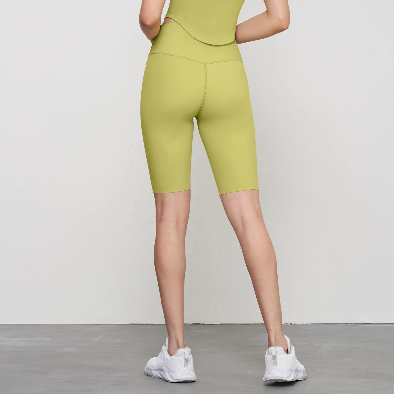 Pantalones cortos de Yoga de Lycra para mujer, short gym mujer