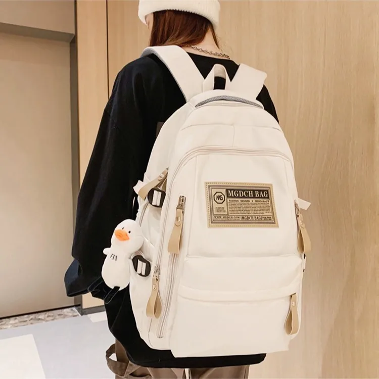 Unisex Large Capacity Backpack High School Middle School Elementary School Students College Students Double Shoulder Bag - 2