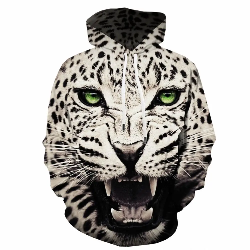 

somepet Animal Sweatshirts men Tiger Hooded Casual Rock Sweatshirt Printed Unisex Funny Pullover Pocket High Quality